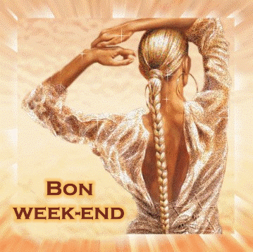 Résultat de recherche d'images pour "bon week end gif femme blonde"