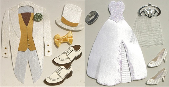 Fournitures scrapbooking mariage sur A Little Mercerie