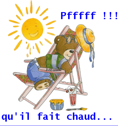 Résultat de recherche d'images pour "il fait trop chaud"