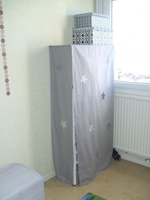 rideau pour etagere cuisine