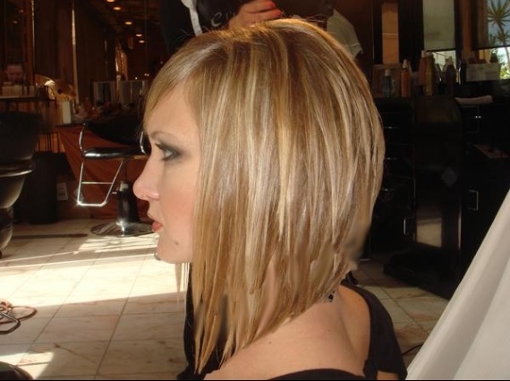 coiffure carre plongeant original