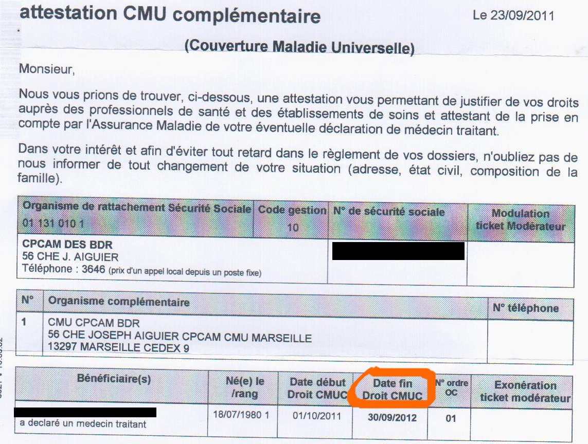 Comment Faire Pour Avoir Droit A La Cmu