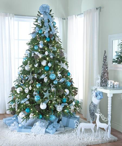 comment decorer un sapin blanc