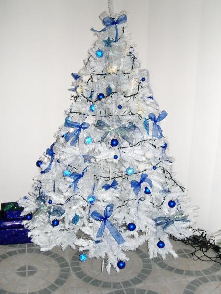 deco sapin bleu glacier
