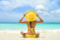 summer-beach-vacation-woman-enjoying-sun-holiday-happy-carefree-relaxing-sitting-sand-tropical-desti