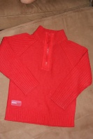 Pull rouge BE IN EXTENSO 2€