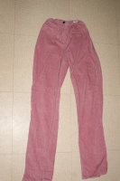 Pantalon vieus rose velour cotelé Taille réglable DPAM 3€