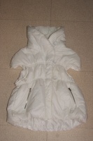 Manteau veste doublé blanc sans manches SISI BELLA T40 3€