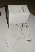 Lampe blanche rectangulaire 3€