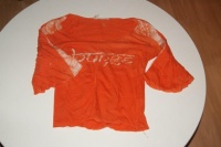 Tee-Shirt Ml orange taille S 1€