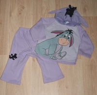 Pyjama-Deguisement 2 pieces mauve BOURRIQUET DISNEY 5€