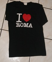 T shirt noir I LOVE ROMA 10-12 Ans 2€