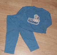 Pyjama coton bleu DALMATIEN 2€