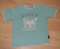T shirt turquoise 1€