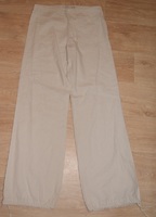 Pantalon beige coton-lin CACHE CACHE T 38 4€