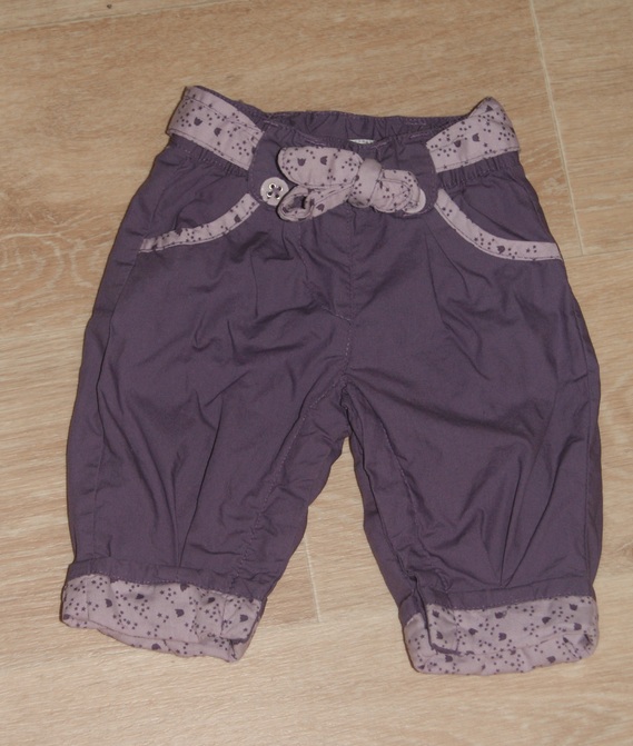 Pantalon violet 1 MOIS KIMBALOO 3€