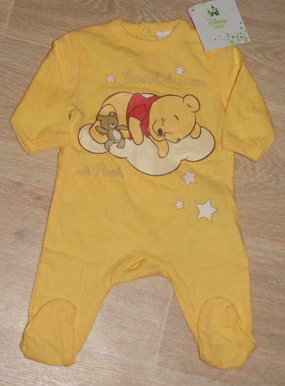 Pyjama coton jaune WINNIE (NEUF) 6€