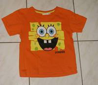 T shirt orange BOB L EPONGE : sera VENDU 3€
