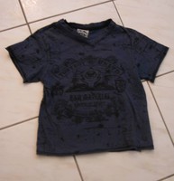 T shirt marine , motif recto verso TONY BOY : sera VENDU 3€