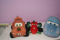 Lot 3 peluches CARS 17€
