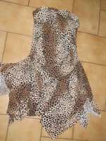 Robe ou tunique bustier trapeze leopard T UNIQUE 3€