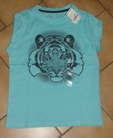 T shirt bleu Tigre KIABI