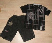 Ensemble short & t shirt noir " Tigre"  Etat correct 2€