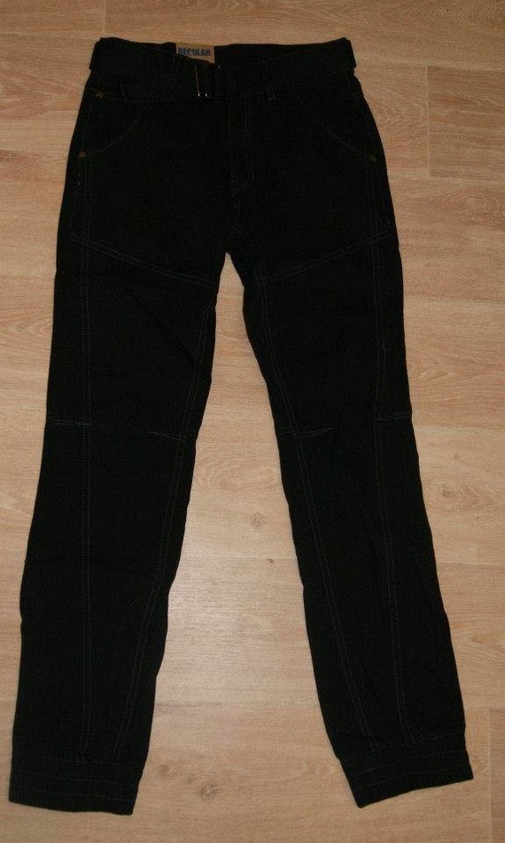 Pantalon noir taille réglable KIABI