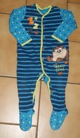 6/9 MOIS : Pyjama coton bleu  TAZ LOONEY TUNES 7€