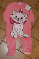 Pyjama velour rose bonbon MARIE