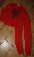 Pyjama coton rouge KIABI