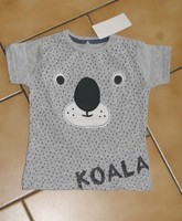 18 MOIS : T shirt gris KOALA 2€