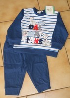 12 MOIS : Pyjama coton bleu roi 2 pces DALMATIEN 3€