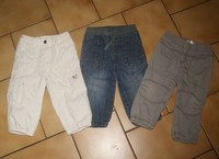 18 MOIS : Lot 3 pantalons KITCHOUN 3€