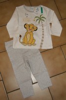 18 MOIS : Pyjama coton 2 pces ROI LION 4€