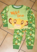 18 MOIS : ( 24 mois taille petit ) Pyjama 2 pces vert ROI LION USA 8€