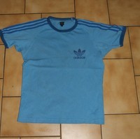 T shirt bleu ADIDAS