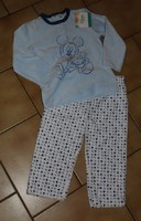 3 ANS  : Pyjama velour 2 pces bleu MICKEY 3€