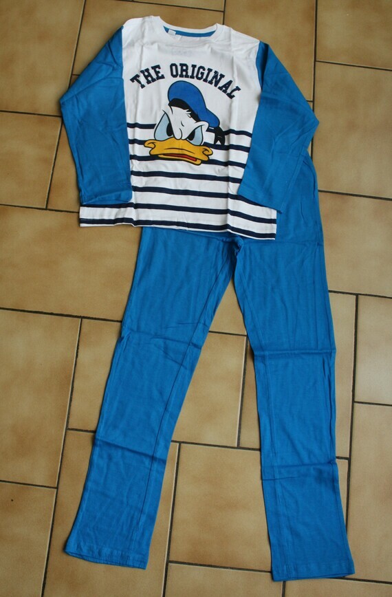 8 ANS : Pyjama coton bleu DONALD 3€