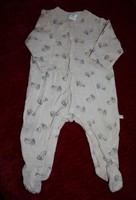 6 MOIS : Pyjama coton beige ROI LION