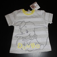 9 MOIS : T shirt gris DUMBO ( NEUF)