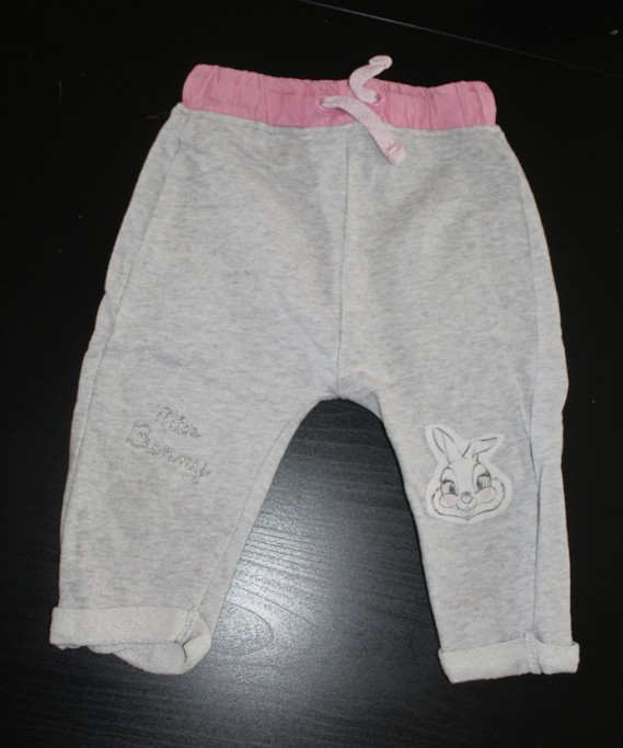 9 MOIS : Pantalon gris MISS BUNNY