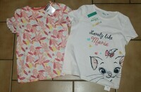 I36 MOIS : Lot 2 t shirts MARIE & IN EXTENSO