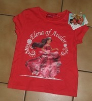 24 MOIS : T shirt rouge  ELENA D AVALOR