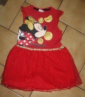 4 ANS : Robe rouge tulle MINNIE