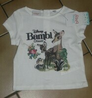 12 MOIS : T shirt BAMBI & PANPAN