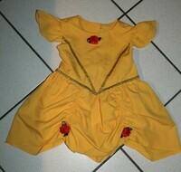 18 MOIS : Robe body déguisementt jaune BELLE