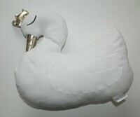 Coussin peluche cygne