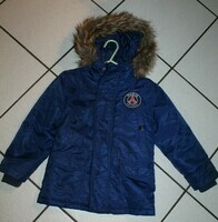 5 ANS : ( 4 qui taille grand ) Manteau bleu PSG