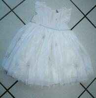 12 MOIS : Robe blanche tulle a fleur ORCHESTRA